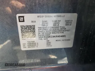 2019 GMC Yukon XL SLT with VIN 1GKS1GKCXKR404691, listed as a Copart auction lot 66746584 with 0 mi miles and Salvage Title. Bid and sale history available at carsss.com. Image 14.