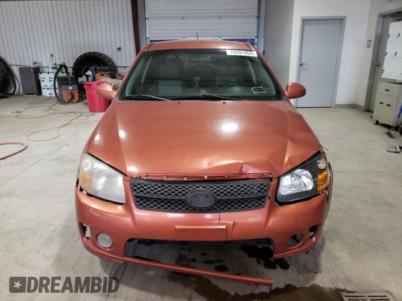 2007 Kia Spectra with VIN KNAFE161775008415, listed as a Copart auction lot 76591404 with 221,117 mi miles and Clean Title. Bid and sale history available at carsss.com. Image 5.