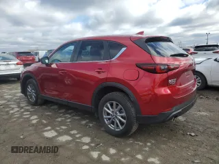 2023 Mazda CX-5 S Preferred with VIN JM3KFBCM7P0266277, listed as a Copart auction lot 47000455 with 22,792 mi miles and Salvage Title. Bid and sale history available at carsss.com. Image 2.
