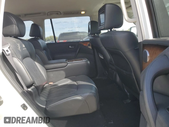 2012 Infiniti QX56 7-passenger with VIN JN8AZ2NE4C9017396, listed as a Copart auction lot 75180134 with 152,957 mi miles and Salvage Title. Bid and sale history available at carsss.com. Image 11.