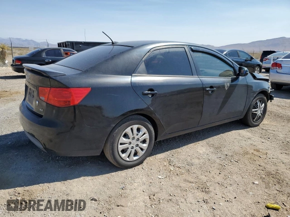 2011 Kia Forte EX with VIN KNAFU4A24B5405254, listed as a Copart auction lot 64351334 with 222,789 mi miles and Salvage Title. Bid and sale history available at carsss.com. Image 3.
