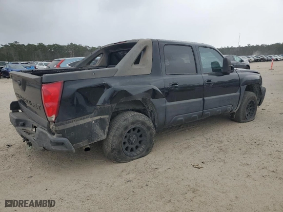 2003 Chevrolet Avalanche with VIN 3GNEK13T93G158758, listed as a Copart auction lot 47086755 with 286,563 mi miles and Salvage Title. Bid and sale history available at carsss.com. Image 3.