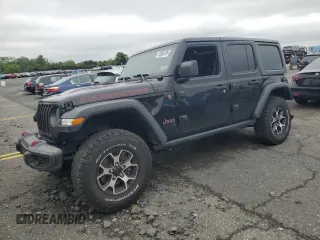 2021 Jeep Wrangler Unlimited Rubicon z VIN 1C4HJXFNXMW650114, wystawiony jako Copart lot #58956185 z przebiegiem 68 358 mil mil oraz Szkoda całkowita • Salvage title. Historia ofert i sprzedaży dostępna na DreamBid. Obrazek 1.