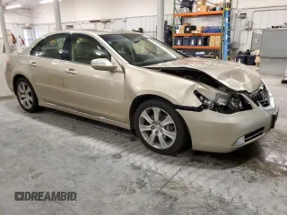 2009 Acura RL Tech Pkg with VIN JH4KB26669C001318, listed as a Copart auction lot 78960464 with 135,333 mi miles and Salvage Title. Bid and sale history available at carsss.com. Image 4.