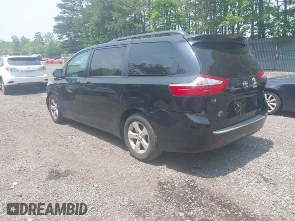 2015 Toyota Sienna LE AAS with VIN 5TDKK3DC8FS587644, listed as a IAAI auction lot 42332813 with 125,675 mi miles and . Bid and sale history available at DreamBid. Image 3.