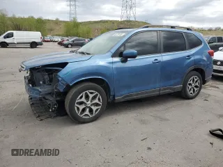 2021 Subaru Forester Premium with VIN JF2SKAJC7MH411762, listed as a Copart auction lot 55179165 with 58,549 mi miles and Salvage title. Bid and sale history available at DreamBid. Image 1.