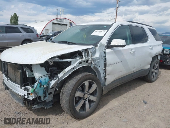 2021 Chevrolet Traverse LT Leather with VIN 1GNEVHKW1MJ213554, listed as a IAAI auction lot 40189535 with 70,232 mi miles. Bid and sale history available at carsss.com. Image 2.