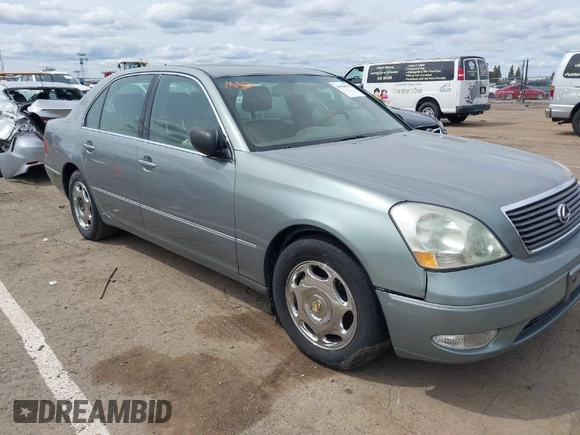 2002 Lexus LS 430 with VIN JTHBN30F820054549, listed as a IAAI auction lot 41988954 with Not Provided miles. Bid and sale history available at carsss.com. Image 1.