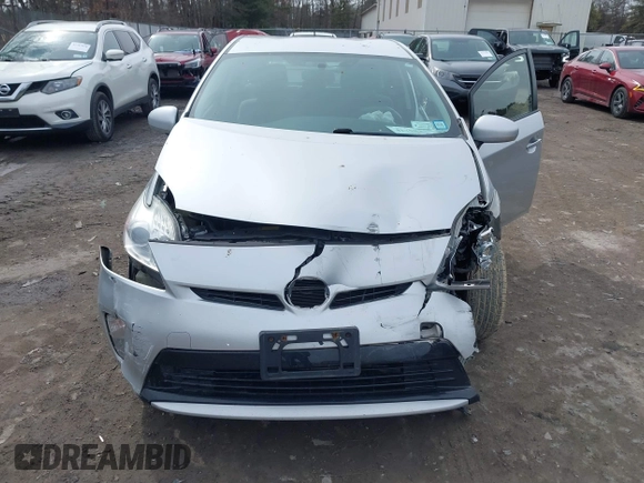 2013 Toyota Prius One with VIN JTDKN3DU0D0337167, listed as a IAAI auction lot 41758118 with 188,298 mi miles. Bid and sale history available at carsss.com. Image 6.