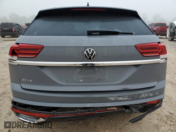 2021 Volkswagen Atlas SE z VIN 1V2JE2CA3MC214375, wystawiony jako Copart lot #54017365 z przebiegiem 34 730 mil mil oraz Szkoda całkowita • Salvage title. Historia ofert i sprzedaży dostępna na DreamBid. Obrazek 6.