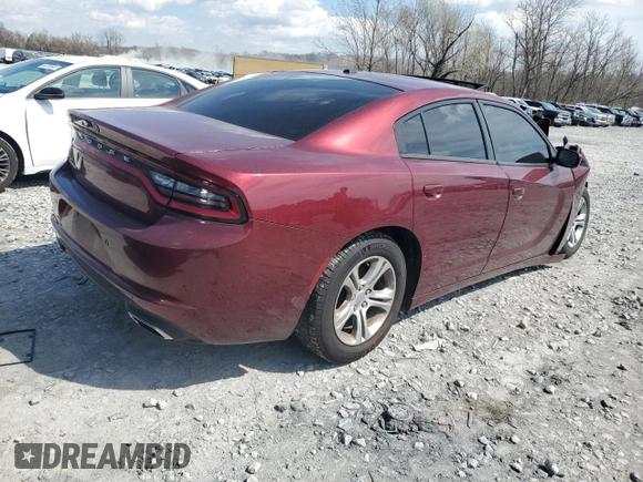 2019 Dodge Charger SXT with VIN 2C3CDXBG9KH728150, listed as a Copart auction lot 50713045 with 148,030 mi miles and Salvage title. Bid and sale history available at DreamBid. Image 3.