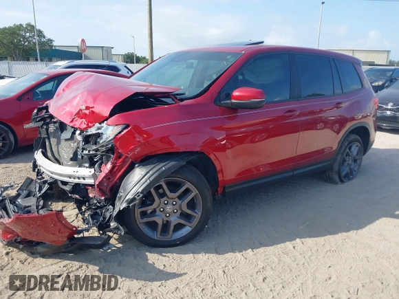 2022 Honda Passport EX-L with VIN 5FNYF7H58NB006115, listed as a IAAI auction lot 42366755 with Not provided miles and . Bid and sale history available at DreamBid. Image 17.
