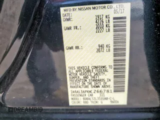2017 Nissan Altima SV z VIN 1N4AL3APXHC266781, wystawiony jako Copart lot #59215025 z przebiegiem 65 285 mil mil oraz Szkoda całkowita • Salvage title. Historia ofert i sprzedaży dostępna na DreamBid. Obrazek 12.