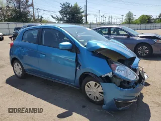 2017 Mitsubishi Mirage ES z VIN ML32A3HJ0HH015456, wystawiony jako Copart lot #54381915 z przebiegiem 51 715 mil mil oraz Szkoda całkowita • Salvage title. Historia ofert i sprzedaży dostępna na DreamBid. Obrazek 4.