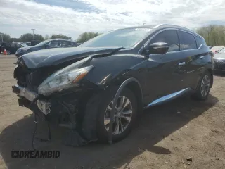 2015 Nissan Murano Platinum with VIN 5N1AZ2MH7FN282991, listed as a Copart auction lot 55463365 with 160,205 mi miles and Clean Title. Bid and sale history available at carsss.com. Image 1.