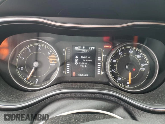 2021 Jeep Cherokee Latitude Plus with VIN 1C4PJMLB9MD157329, listed as a Copart auction lot 58624885 with 53,056 mi miles and Salvage title. Bid and sale history available at DreamBid. Image 9.