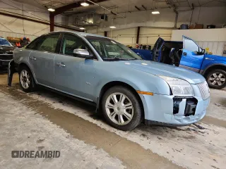 2008 Mercury Sable Premier with VIN 1MEHM42W38G622948, listed as a Copart auction lot 61863185 with 188,209 mi miles and Non repairable. Bid and sale history available at DreamBid. Image 4.