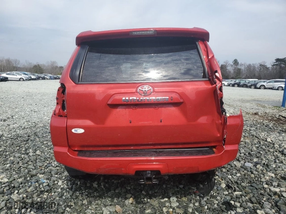 2022 Toyota 4Runner SR5 Premium with VIN JTENU5JR9N6063764, listed as a Copart auction lot 46451335 with 53,342 mi miles and Clean Title. Bid and sale history available at carsss.com. Image 6.
