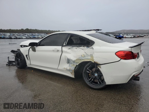 2017 BMW 4 Series 440i with VIN WBA4P1C59HK522441, listed as a Copart auction lot 84673044 with Not Provided miles and Salvage Title. Bid and sale history available at carsss.com. Image 2.