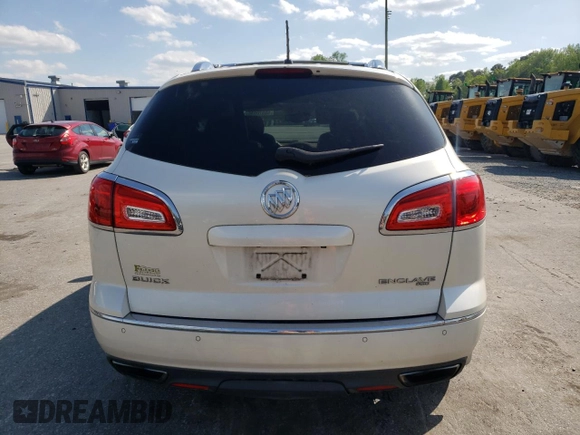 2015 Buick Enclave Premium with VIN 5GAKVCKD5FJ174923, listed as a Copart auction lot 50570935 with 156,107 mi miles and Salvage Title. Bid and sale history available at DreamBid. Image 6.