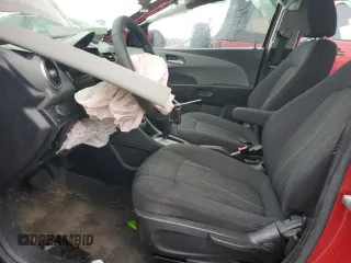 2014 Chevrolet Sonic LT with VIN 1G1JC5SH1E4150509, listed as a Copart auction lot 42500504 with 125,848 mi miles and Salvage Title. Bid and sale history available at DreamBid. Image 7.