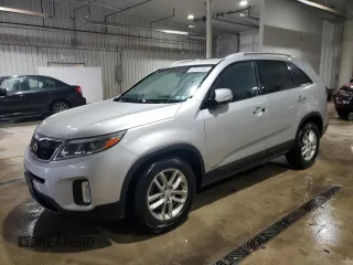 2015 Kia Sorento LX with VIN 5XYKTCA66FG633321, listed as a Copart auction lot 47757355 with 114,392 mi miles and Salvage Title. Bid and sale history available at DreamBid. Image 1.