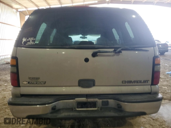 2004 Chevrolet Tahoe LS with VIN 1GNEC13V14R202915, listed as a Copart auction lot 42596615 with 207,865 mi miles and Salvage title. Bid and sale history available at DreamBid. Image 6.