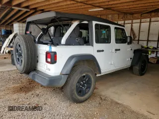 2023 Jeep Wrangler Sport with VIN 1C4HJXDGXPW697782, listed as a Copart auction lot 46709525 with 16,147 mi miles and Clean Title. Bid and sale history available at DreamBid. Image 3.