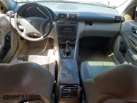 2003 Mercedes-Benz C 230 Kompressor with VIN WDBRF40J93F383720, listed as a Copart auction lot 75665054 with Not Provided miles and Salvage Title. Bid and sale history available at DreamBid. Image 8.