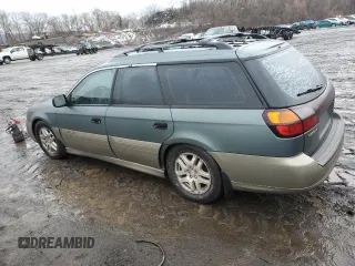 2002 Subaru Legacy Outback with VIN 4S3BH665727661980, listed as a Copart auction lot 47190155 with 168,026 mi miles and Clean title. Bid and sale history available at DreamBid. Image 2.