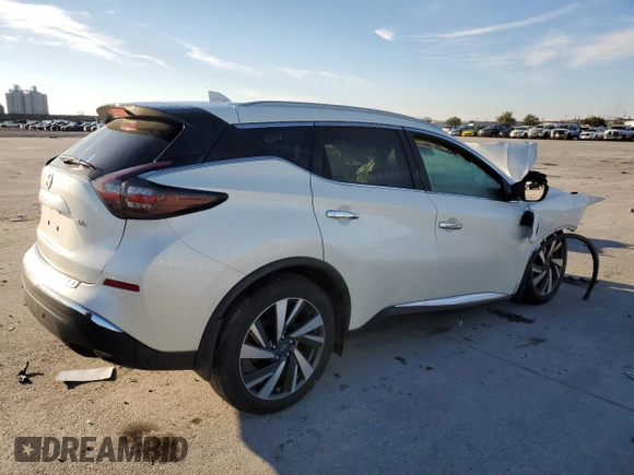 2023 Nissan Murano SL with VIN 5N1AZ2CJ5PC102909, listed as a Copart auction lot 42674034 with Not Provided miles and Salvage Title. Bid and sale history available at DreamBid. Image 3.