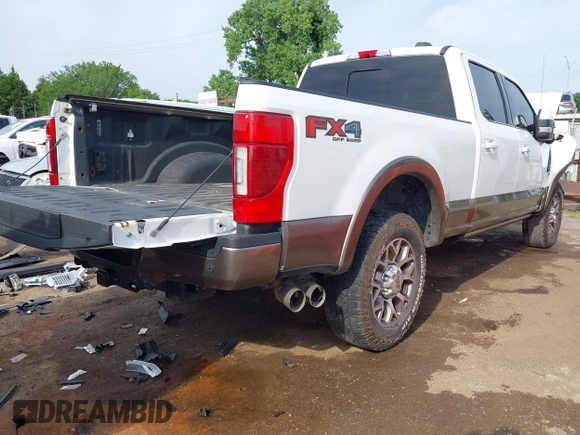 2021 Ford F-250 XL with VIN 1FT7W2BT5MEC88980, listed as a IAAI auction lot 42451048 with 89,311 mi miles and . Bid and sale history available at DreamBid. Image 4.