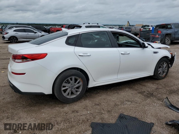 2020 Kia Optima LX with VIN 5XXGT4L38LG447441, listed as a Copart auction lot 62332215 with 68,649 mi miles and Salvage title. Bid and sale history available at DreamBid. Image 3.