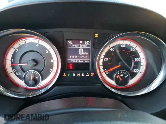 2017 Dodge Grand Caravan GT with VIN 2C4RDGEG5HR698276, listed as a Copart auction lot 88473135 with 134,434 mi miles and Salvage Title. Bid and sale history available at DreamBid. Image 9.
