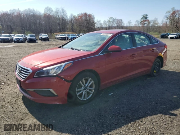 2017 Hyundai Sonata SE with VIN 5NPE24AFXHH533918, listed as a Copart auction lot 54558815 with 97,464 mi miles and Clean Title. Bid and sale history available at carsss.com. Image 1.