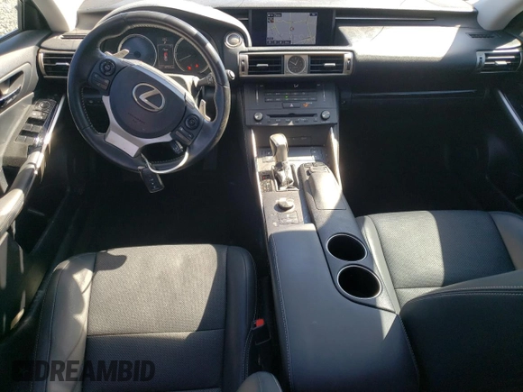 2016 Lexus IS 200t with VIN JTHBA1D22G5017417, listed as a Copart auction lot 46796445 with 97,721 mi miles and Salvage Title. Bid and sale history available at DreamBid. Image 8.
