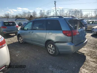 2005 Toyota Sienna XLE with VIN 5TDZA22C95S228686, listed as a Copart auction lot 46501295 with 269,419 mi miles and Salvage Title. Bid and sale history available at carsss.com. Image 2.