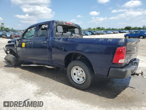 2019 Ram 1500 Tradesman with VIN 1C6RR6FG6KS574296, listed as a Copart auction lot 61586525 with 67,544 mi miles and Salvage title. Bid and sale history available at DreamBid. Image 2.
