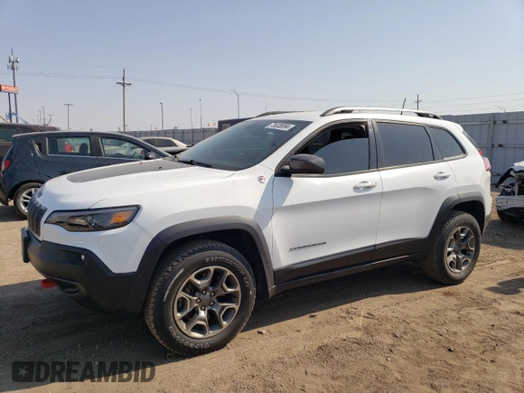 2020 Jeep Cherokee Trailhawk Elite z VIN 1C4PJMBN3LD537812, wystawiony jako Copart lot #73635994 z przebiegiem 43 496 mil mil oraz Czysty tytuł • Clean title. Historia ofert i sprzedaży dostępna na DreamBid. Obrazek 1.