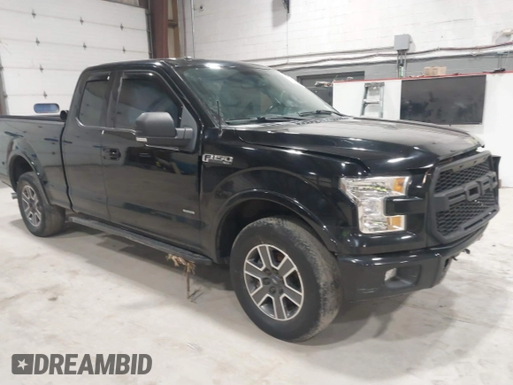 2017 Ford F-150 XL with VIN 1FTEX1EP0HFB72292, listed as a IAAI auction lot 41649699 with 102,132 mi miles. Bid and sale history available at carsss.com. Image 1.