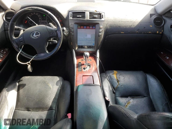 2006 Lexus IS 250 Manual with VIN JTHBK262665001042, listed as a Copart auction lot 49004915 with 162,157 mi miles and Salvage Title. Bid and sale history available at carsss.com. Image 8.