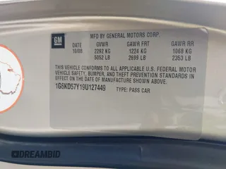 2009 Cadillac DTS 1SA z VIN 1G6KD57Y19U127449, wystawiony jako IAAI lot #42116152 z przebiegiem 107 901 mil mil oraz . Historia ofert i sprzedaży dostępna na DreamBid. Obrazek 9.