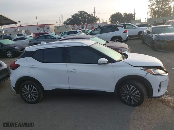 2022 Nissan Kicks SV with VIN 3N1CP5CV6NL520018, listed as a IAAI auction lot 41169846 with NaN miles. Bid and sale history available at carsss.com. Image 13.