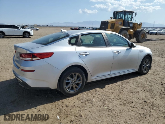 2019 Kia Optima LX z VIN 5XXGT4L31KG329150, wystawiony jako Copart lot #59225935 z przebiegiem 58 253 mil mil oraz Szkoda całkowita • Salvage title. Historia ofert i sprzedaży dostępna na DreamBid. Obrazek 3.