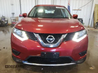 2016 Nissan Rogue SV with VIN KNMAT2MV1GP633895, listed as a Copart auction lot 43205725 with 89,410 mi miles and Non Repairable. Bid and sale history available at carsss.com. Image 5.