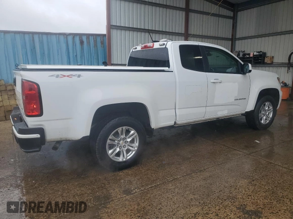 2021 Chevrolet Colorado 4WD LT with VIN 1GCHTCEA0M1253431, listed as a Copart auction lot 52182055 with 53,341 mi miles and Clean Title. Bid and sale history available at carsss.com. Image 3.