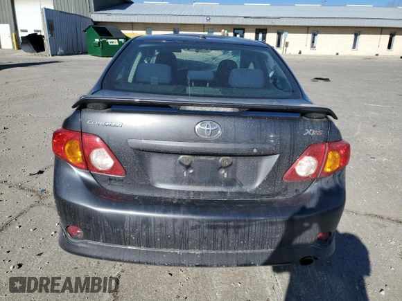 2009 Toyota Corolla XRS with VIN 1NXBE40E79Z029963, listed as a Copart auction lot 42993375 with Not Provided miles and Non Repairable. Bid and sale history available at carsss.com. Image 6.