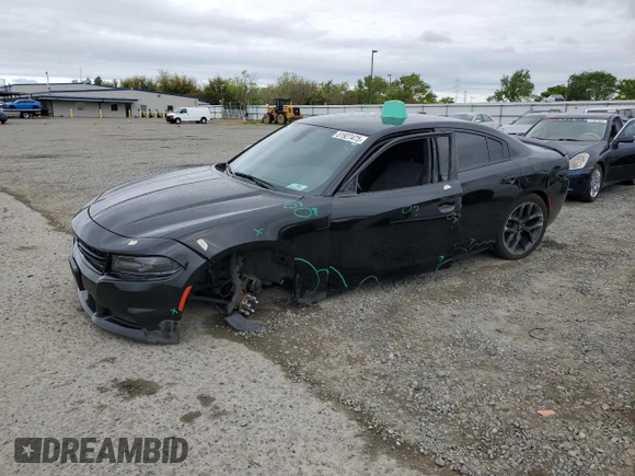 2020 Dodge Charger SXT with VIN 2C3CDXBG9LH167465, listed as a Copart auction lot 51927475 with 85,489 mi miles and Salvage Title. Bid and sale history available at carsss.com. Image 1.