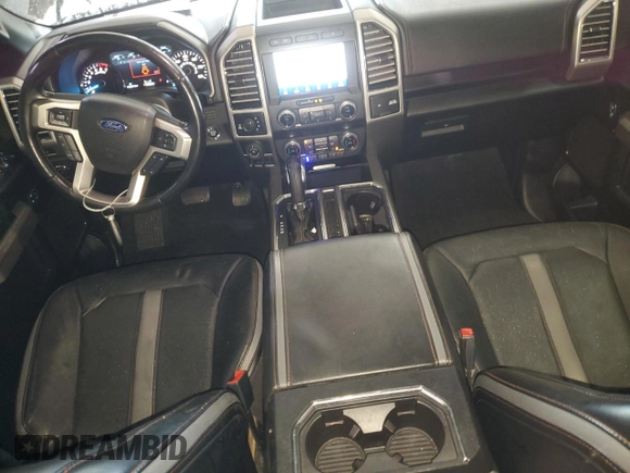 2019 Ford F-150 XL with VIN 1FTEW1E4XKFA80042, listed as a Copart auction lot 59548775 with 119,647 mi miles and Salvage title. Bid and sale history available at DreamBid. Image 8.