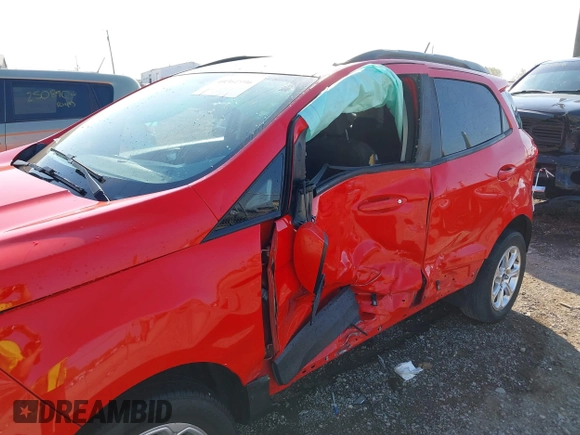 2018 Ford EcoSport SE with VIN MAJ6P1UL3JC209576, listed as a IAAI auction lot 40361996 with 53,984 mi miles. Bid and sale history available at carsss.com. Image 6.